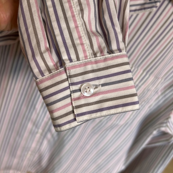 Vintage Liz Claiborne Long Sleeve Shirt 100% Cotton - Picture 5 of 8